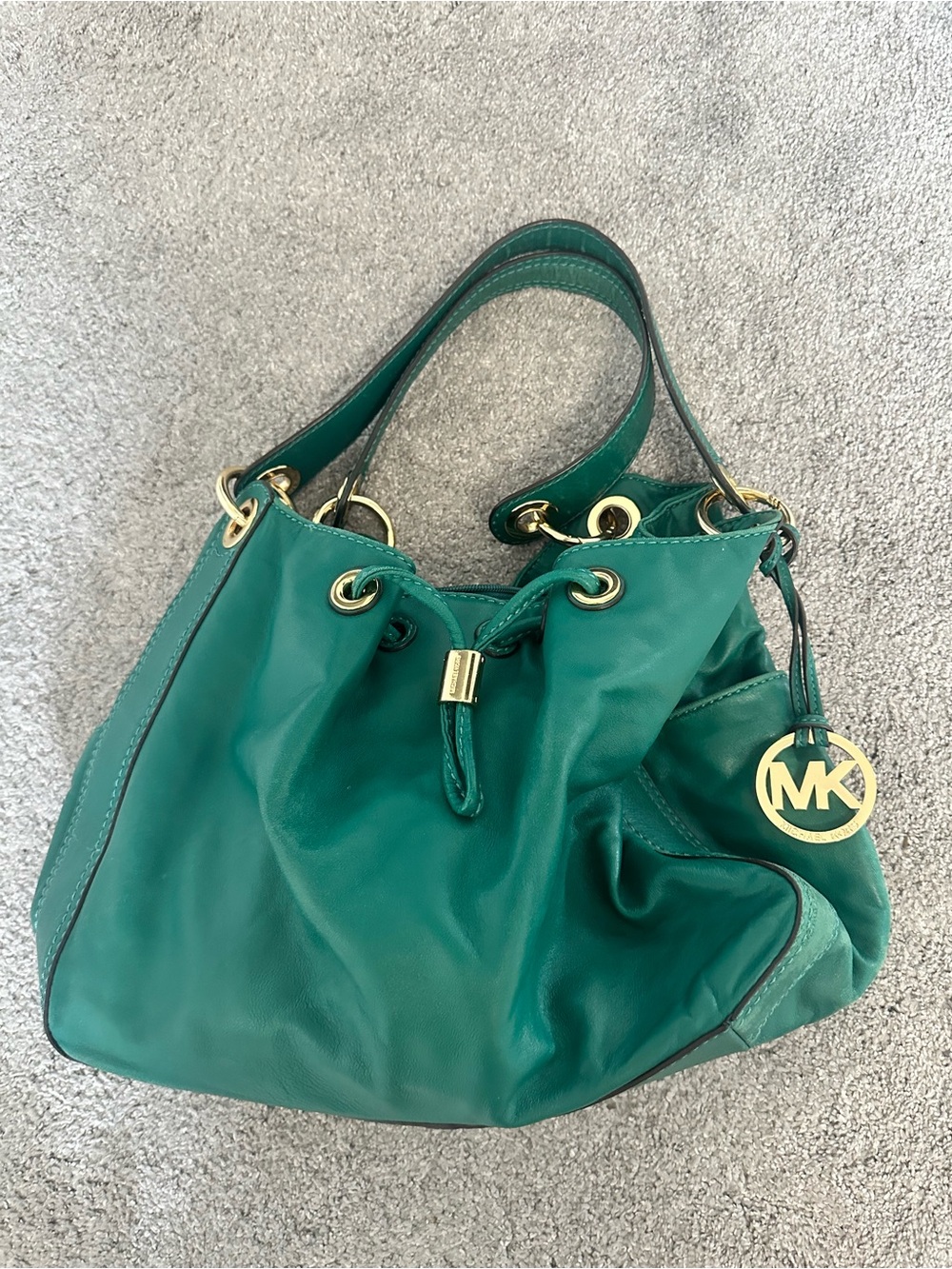Authentic Green Micheal Kors Shoulder Bag
